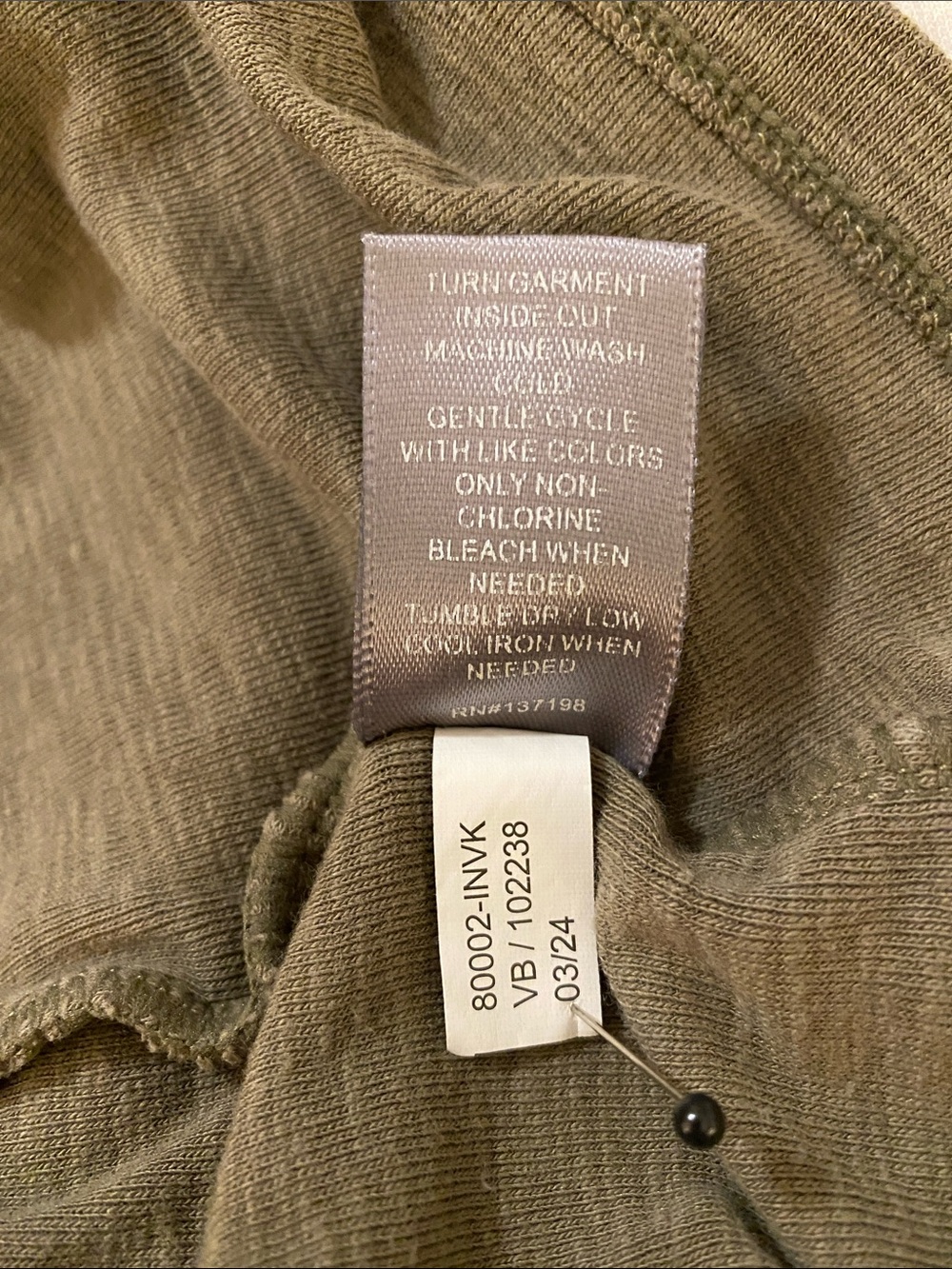 Marled Essentials Olive Green Tank Top Women’s Size Medium - Picture 8 of 8